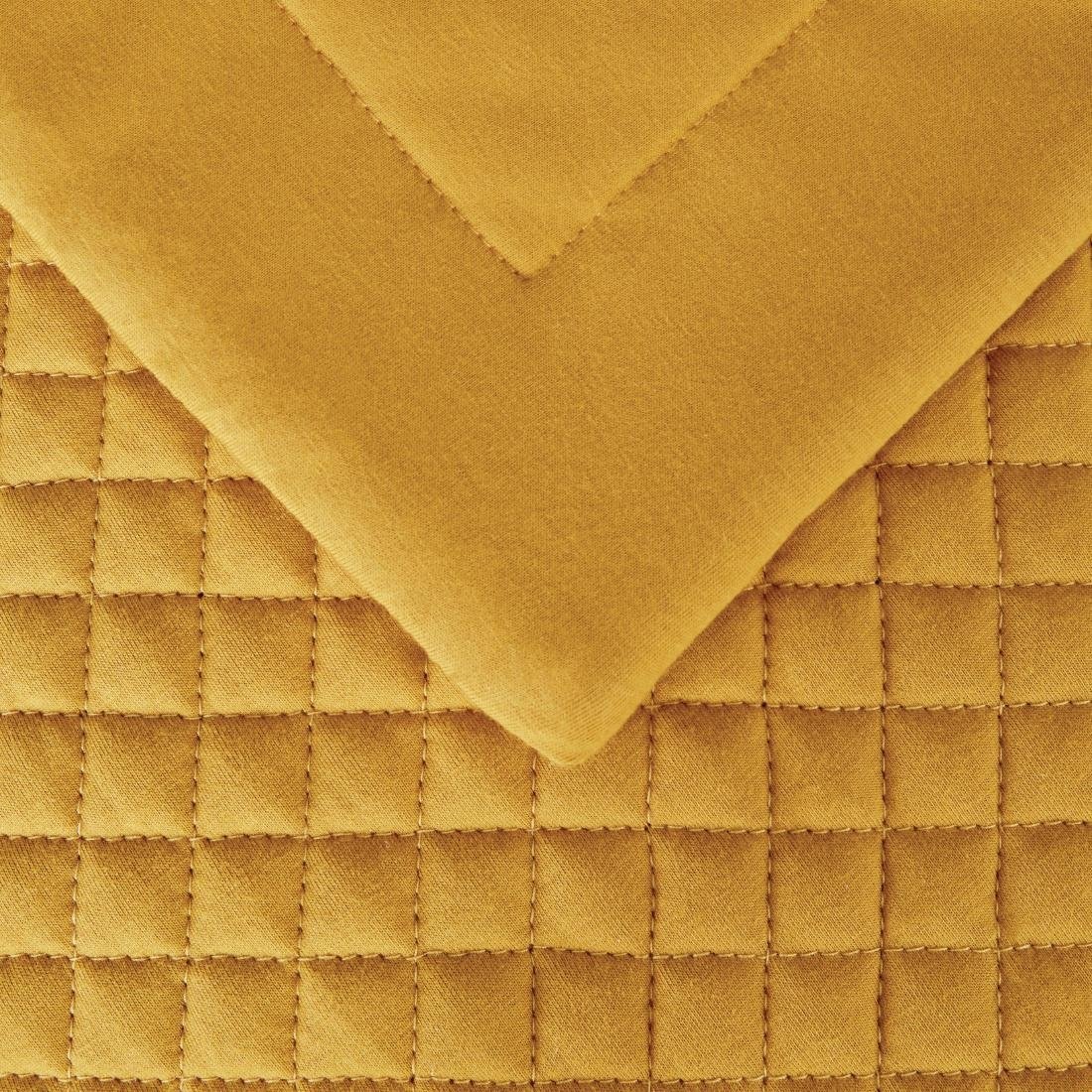 HN869 Mitre Essentials Quilted Waffle Runner Ochre