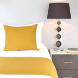 HN844 Mitre Essentials Quilted Waffle Cushion Cover Ochre - JD Catering Equipment Solutions Ltd