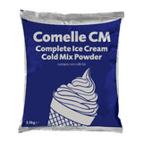 HN937 Comelle Vanilla Complete Ice Cream Cold Mix Powder 2.5kg (Pack of 6) - JD Catering Equipments Ltd
