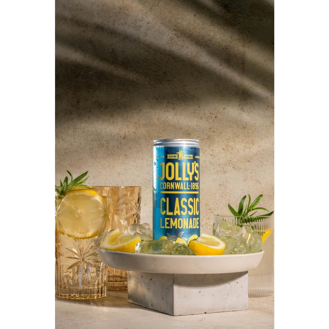 HN940 Jolly's Cornish Classic Lemonade Cans 250ml (Pack of 24)