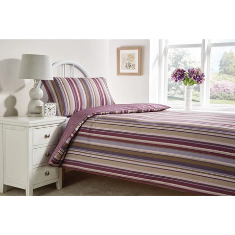 HP034 Mitre Essentials Fiorella Pillowcase Aubergine - JD Catering Equipment Solutions Ltd