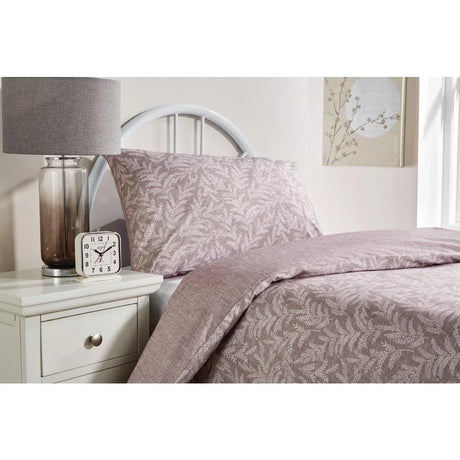 HP039 Mitre Essentials Fiorella Duvet Cover Aubergine Single - JD Catering Equipment Solutions Ltd