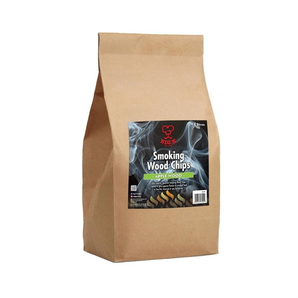 HP291 Big K Smoking Wood Chips Apple Wood Chips 8Ltr