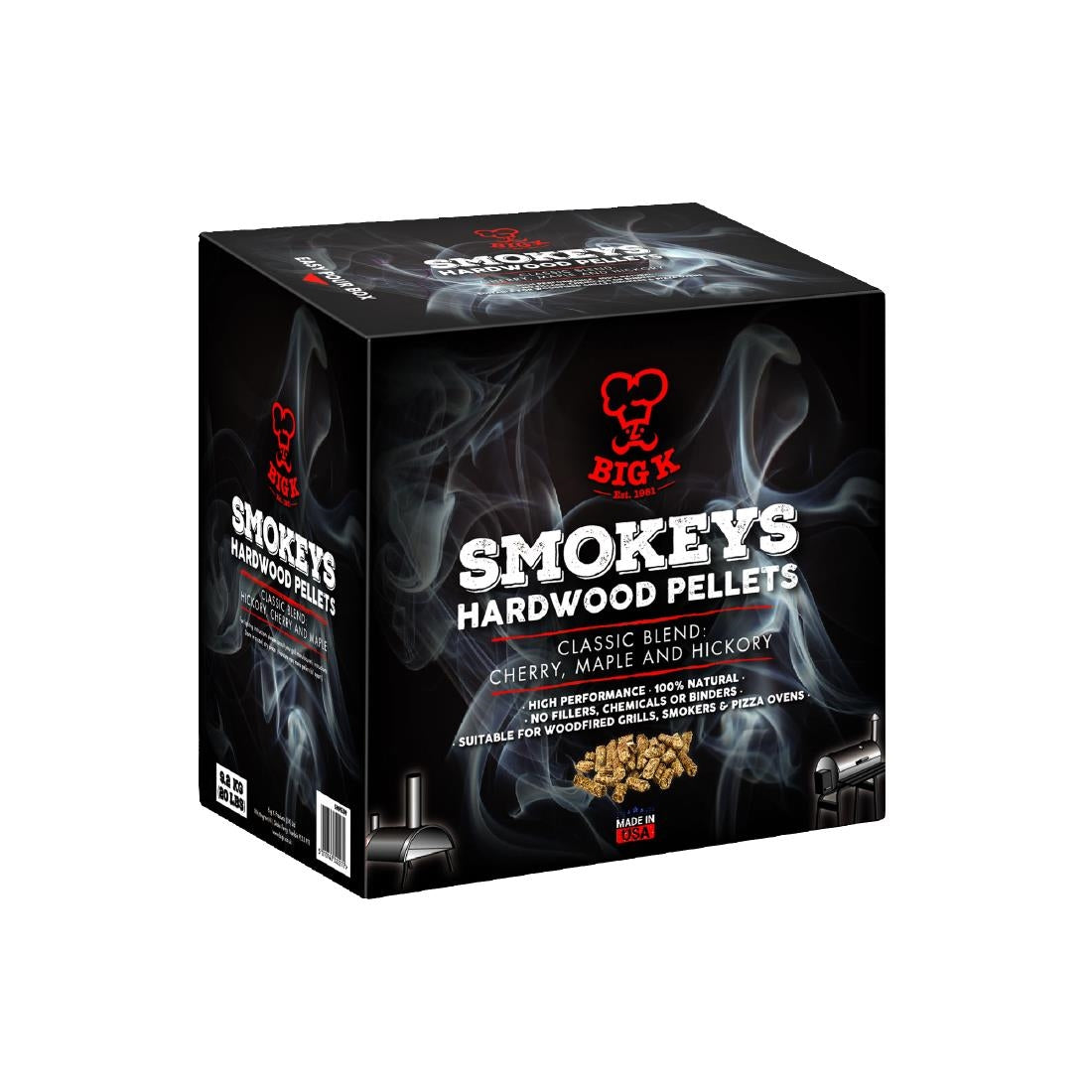 HP293 Big K Smokeys Hardwood Pellets 9.2kg