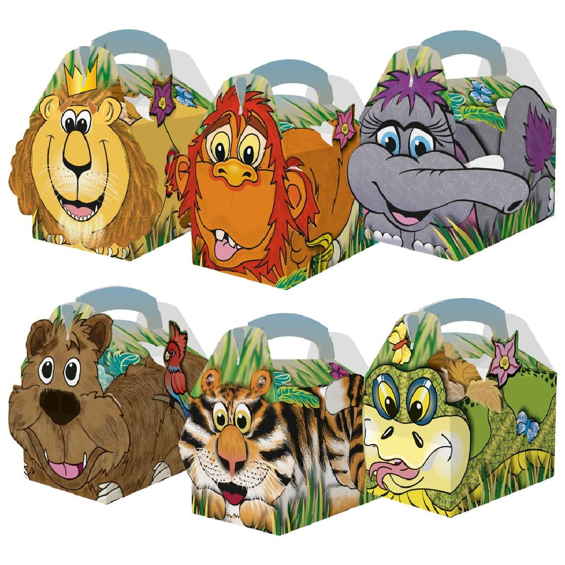 HP699 Colpac Jungle Lion Children's Meal Boxes (Pack of 250)