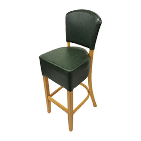 HP790 Hanoi Bar Chair in Soft Oak with Bison Cedar Vinyl - JD Catering Equipment Solutions Ltd