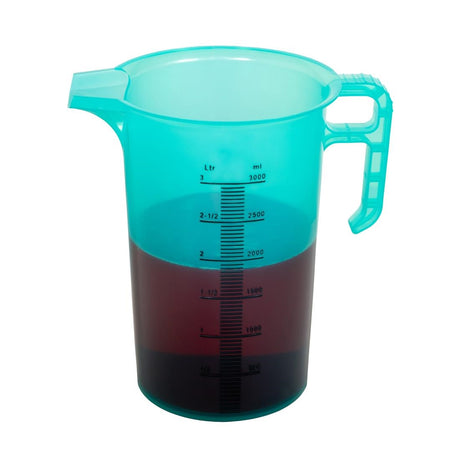 HP864 Pro-Measures Polypropylene Measuring Jug Green 3Ltr