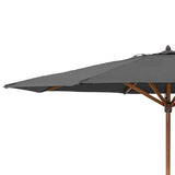 HP898 Rowlinson Picnic Table 6ft with Grey Parasol 2.7m