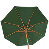 HP893 Rowlinson Picnic Table 5ft with Green Parasol 2.7m & Base 15kg