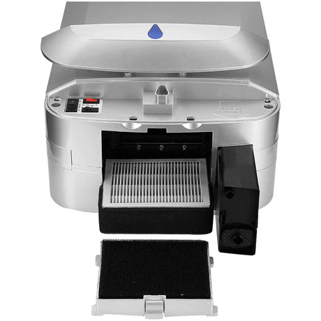 HP901 Dryflow Jet Force Junior HEPA Hand Dryer Silver - JD Catering Equipment Solutions Ltd