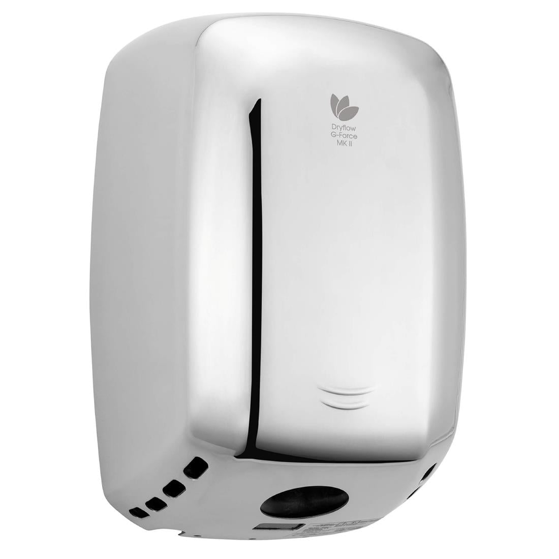 HP923 Dryflow G-Force MKII Hand Dryer with HEPA Filter Polished Chrome