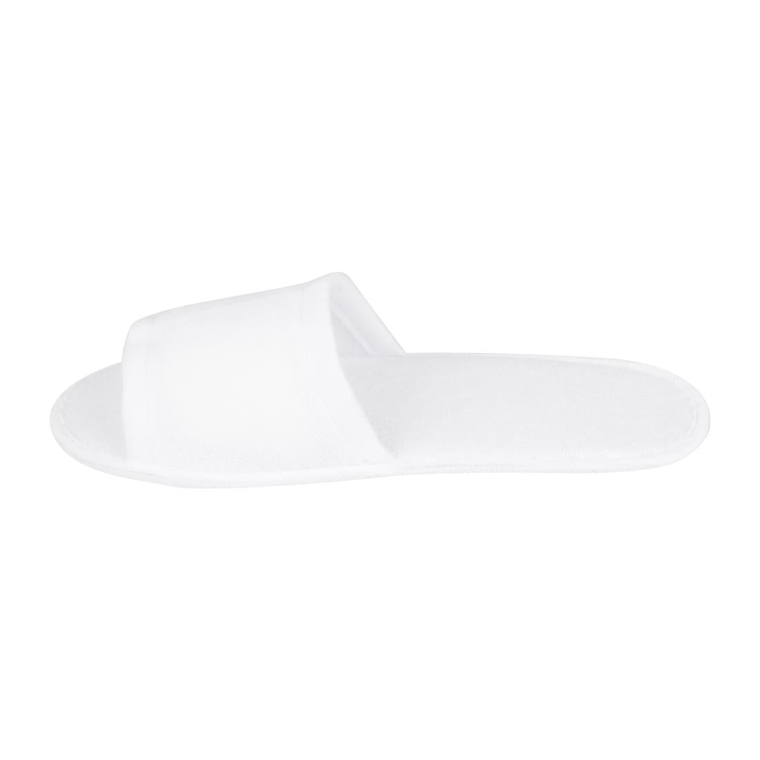 HR095 Mitre Essentials Slipperlite Open Toe Slippers White