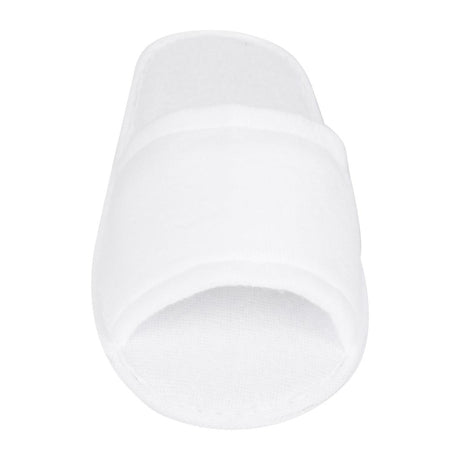 HR095 Mitre Essentials Slipperlite Open Toe Slippers White