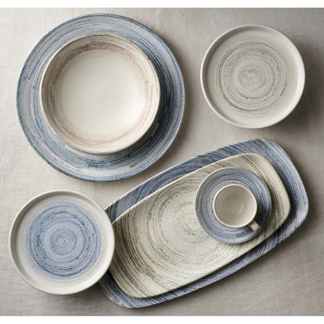 HR325 Churchill Elements Dune Chef's Oblong Plates 350 x 187mm (Pack of 6) - JD Catering Equipment Solutions Ltd