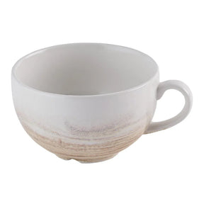 HR327 Churchill Elements Dune Cappuccino Cups 354ml (Pack of 12) - JD Catering Equipment Solutions Ltd