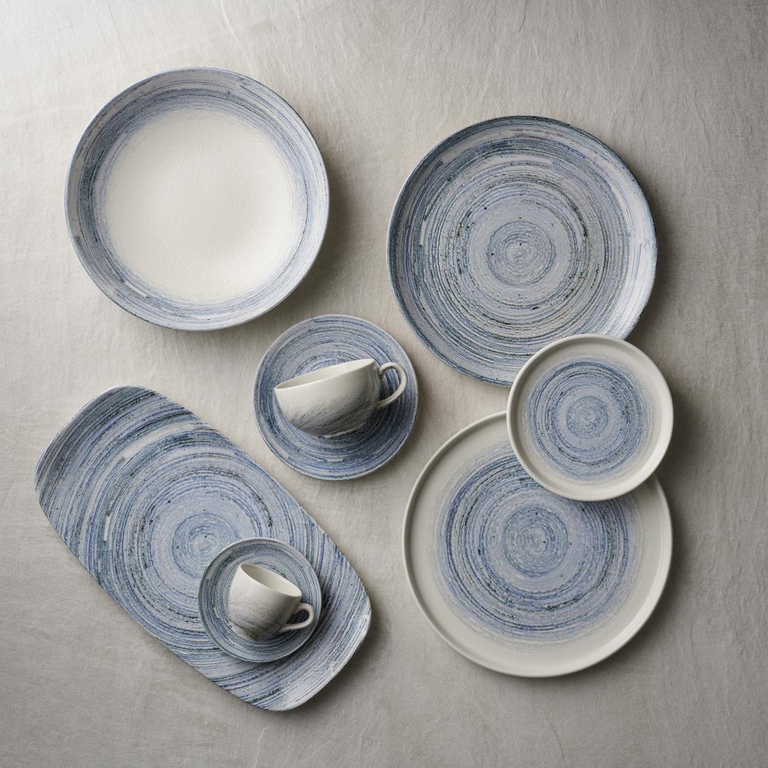HR342 Churchill Elements Coast Chef's Oblong Plates 288 x 152mm (Pack of 12)