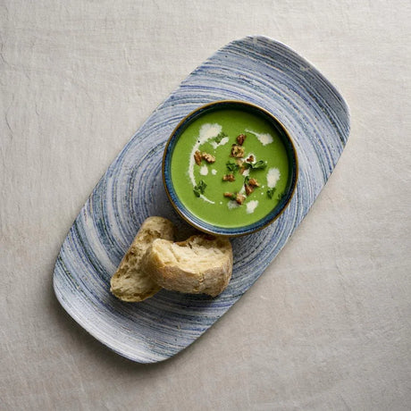 HR342 Churchill Elements Coast Chef's Oblong Plates 288 x 152mm (Pack of 12) - JD Catering Equipment Solutions Ltd