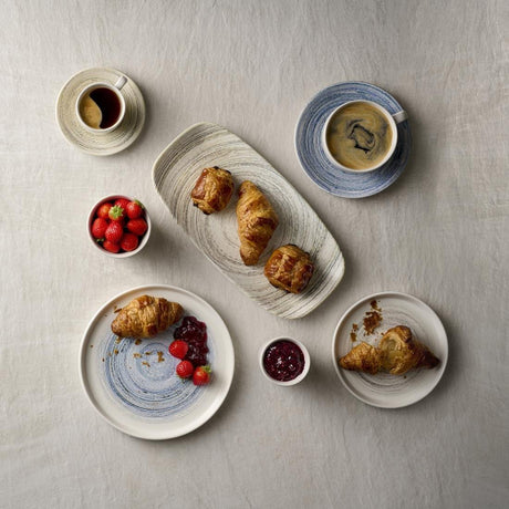 HR325 Churchill Elements Dune Chef's Oblong Plates 350 x 187mm (Pack of 6) - JD Catering Equipment Solutions Ltd