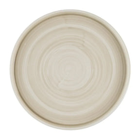 HR355 Churchill Stonecast Canvas Natural Walled Plates 260mm (Pack of 6) - JD Catering Equipment Solutions Ltd