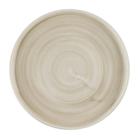 HR356 Churchill Stonecast Canvas Natural Walled Plates 210mm (Pack of 6) - JD Catering Equipment Solutions Ltd