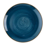 HR380 Churchill Stonecast Java Blue Evolve Coupe Plates 285mm (Pack of 12) - JD Catering Equipment Solutions Ltd