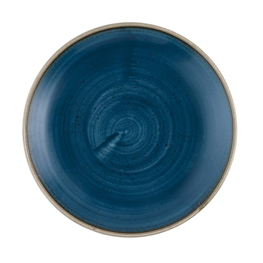 HR383 Churchill Stonecast Java Blue Evolve Coupe Plates 165mm (Pack of 12)