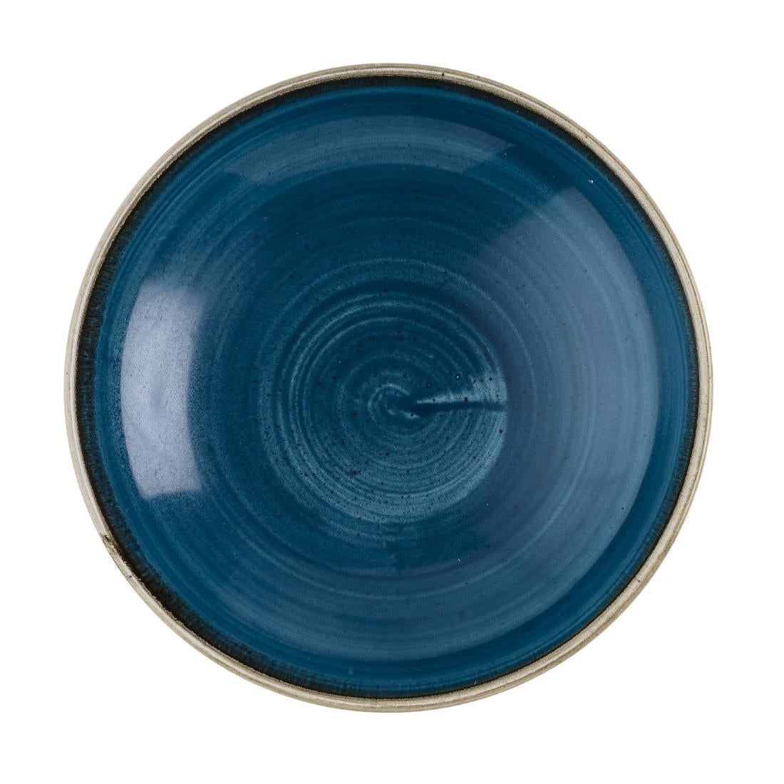 HR385 Churchill Stonecast Java Blue Coupe Bowls 184mm (Pack of 12)