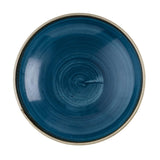 HR385 Churchill Stonecast Java Blue Coupe Bowls 184mm (Pack of 12)
