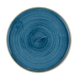 HR386 Churchill Stonecast Java Blue Walled Plates 260mm (Pack of 6)