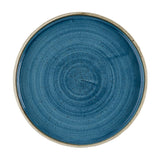 HR387 Churchill Stonecast Java Blue Walled Plates 210mm (Pack of 6)