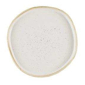 HR393 Churchill Stonecast Barley White Organic Walled Plates 206mm (Pack of 6) - JD Catering Equipment Solutions Ltd