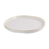 HR394 Churchill Stonecast Barley White Organic Walled Plates 257mm (Pack of 6)