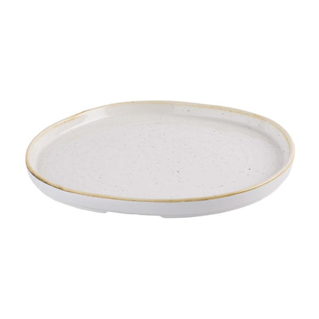 HR394 Churchill Stonecast Barley White Organic Walled Plates 257mm (Pack of 6)