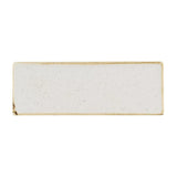 HR399 Churchill Stonecast Barley White Oblong Plates 250 x 90mm (Pack of 6) - JD Catering Equipment Solutions Ltd