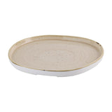 HR401 Churchill Stonecast Nutmeg Cream Organic Walled Plates 257mm (Pack of 6)