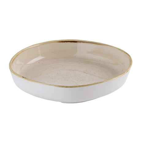 HR403 Churchill Stonecast Nutmeg Cream Organic Walled Bowls 197mm (Pack of 6)