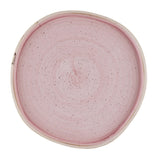HR405 Churchill Stonecast Petal Pink Organic Walled Plates 257mm (Pack of 6)