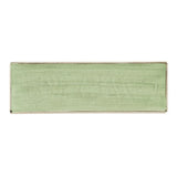 HR412 Churchill Stonecast Sage Green Oblong Plates 330 x 110mm (Pack of 6) - JD Catering Equipment Solutions Ltd