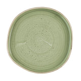 HR415 Churchill Stonecast Sage Green Organic Walled Plates 206mm (Pack of 6)