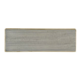 HR419 Churchill Stonecast Grey Oblong Plates 330 x 110mm (Pack of 6) - JD Catering Equipment Solutions Ltd