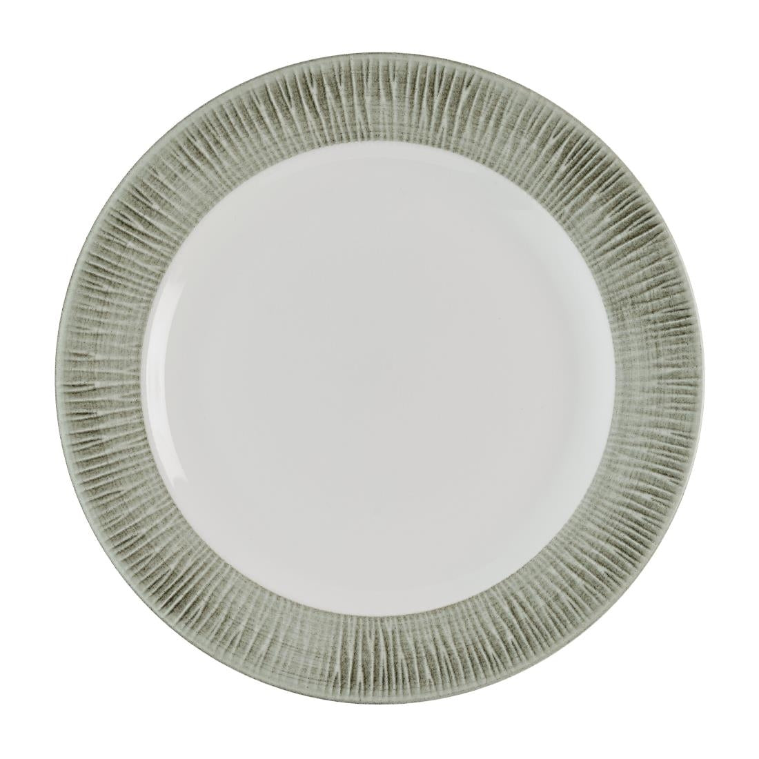 HR429 Churchill Bamboo Ceramic Spinwash Alpine Footed Plates 157mm (Pack of 12)