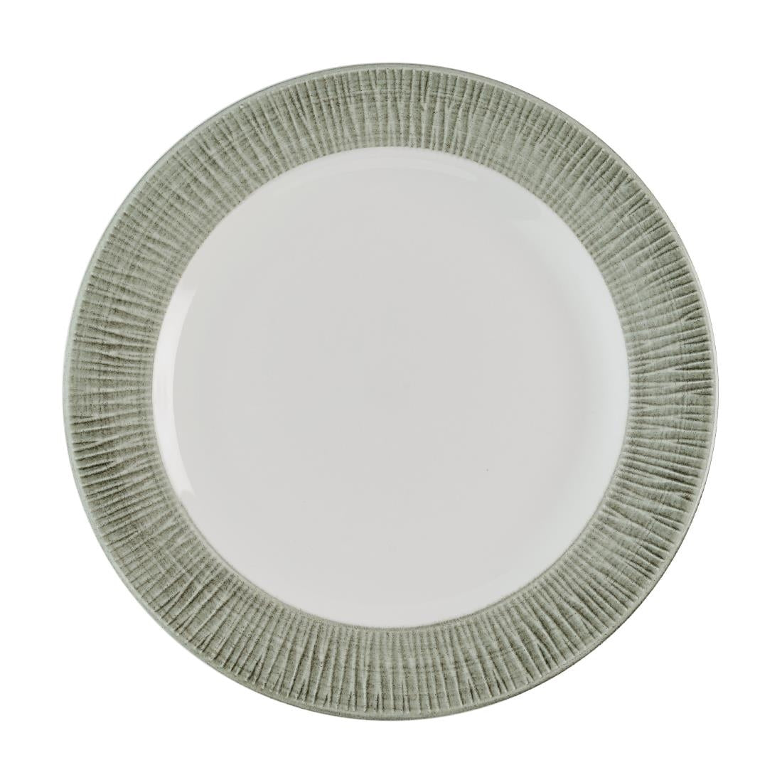 HR430 Churchill Bamboo Ceramic Spinwash Alpine Footed Plates 233mm (Pack of 12)