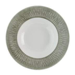HR433 Churchill Bamboo Ceramic Spinwash Alpine Wide Rim Bowls 280mm (Pack of 12) - JD Catering Equipment Solutions Ltd