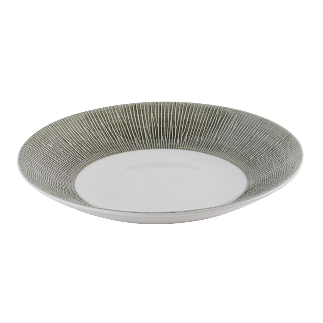 HR435 Churchill Bamboo Ceramic Spinwash Alpine Deep Coupe Plates 268mm (Pack of 12)