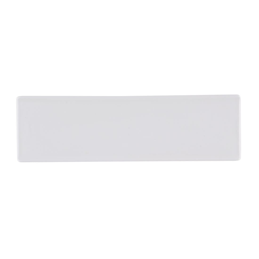 HR438 Churchill White Oblong Plates 300 x 90mm (Pack of 6)