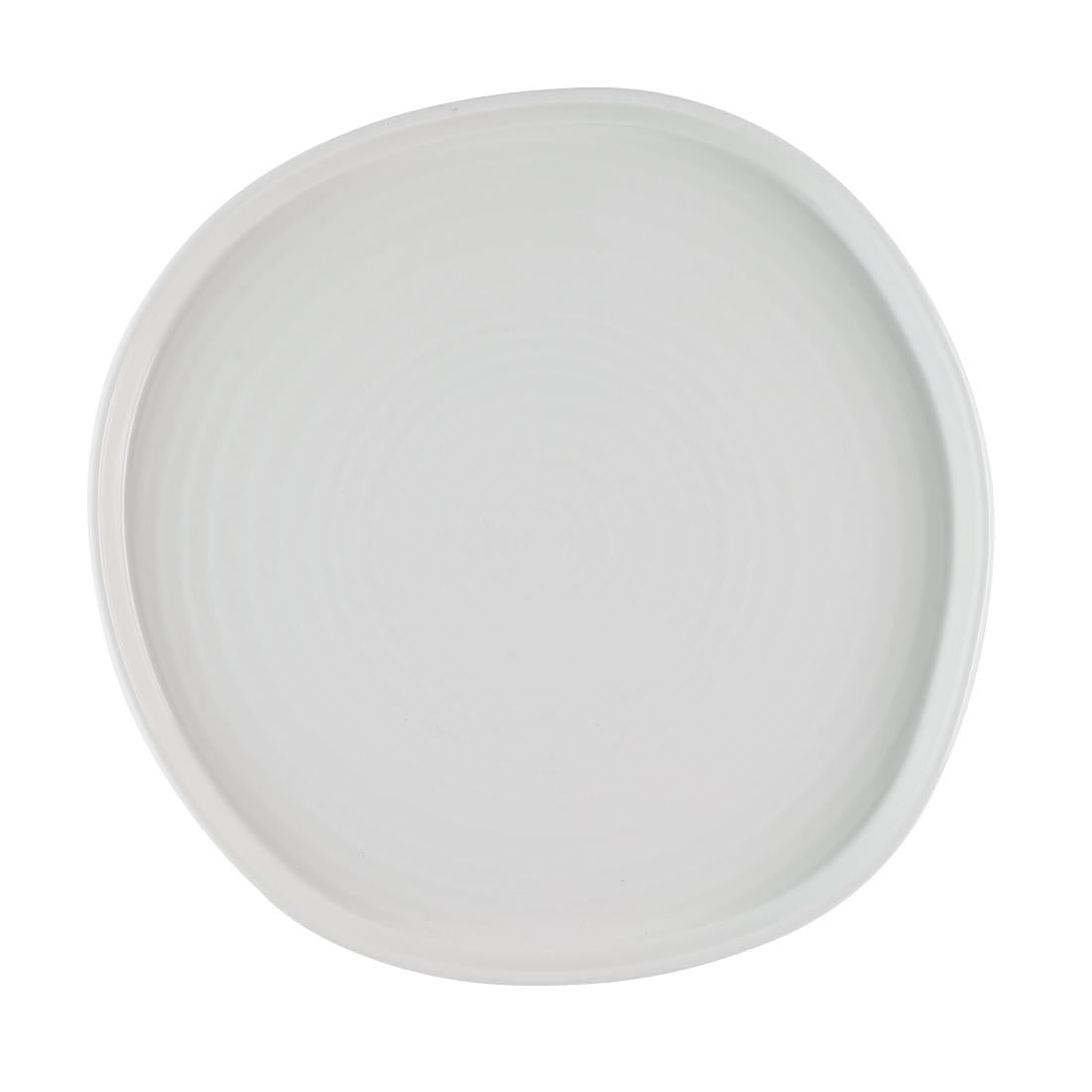 HR441 Churchill White Organic Walled Plates 257mm (Pack of 6)
