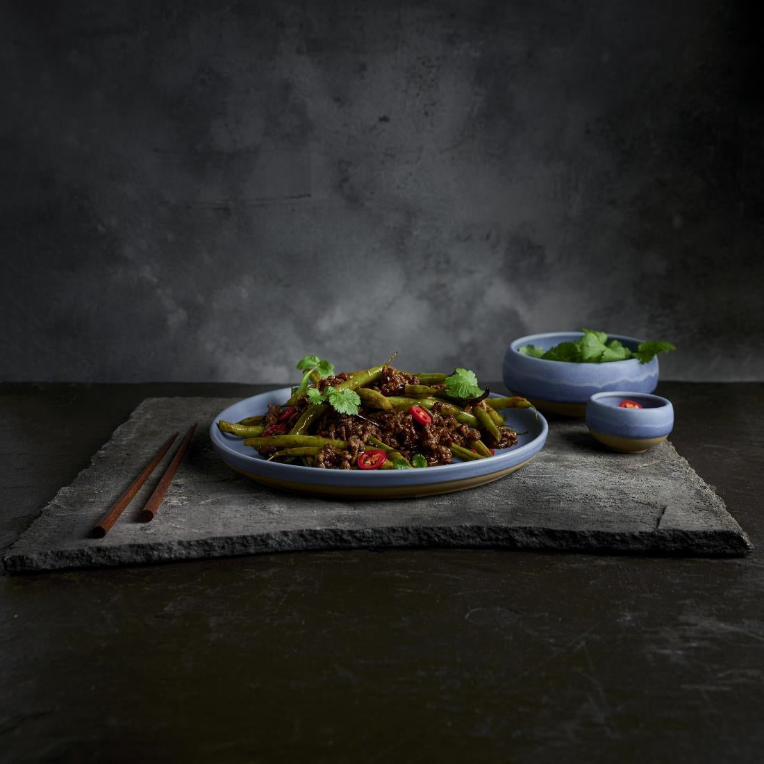 HR476 Churchill Emerge Oslo Blue Walled Plates 157mm (Pack of 6)