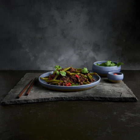 HR476 Churchill Emerge Oslo Blue Walled Plates 157mm (Pack of 6) - JD Catering Equipment Solutions Ltd
