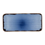 HR498 Dudson Harvest Indigo Organic Coupe Rectangle Platter 405x181mm (Pack of 6)