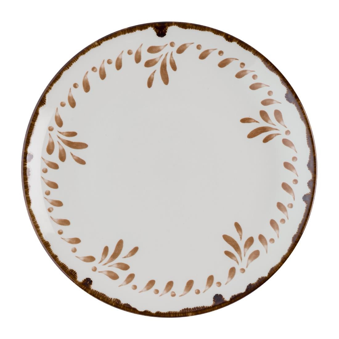 HR503 Dudson Harvest Mediterranean Terracotta Coupe Plates 260mm (Pack of 12)